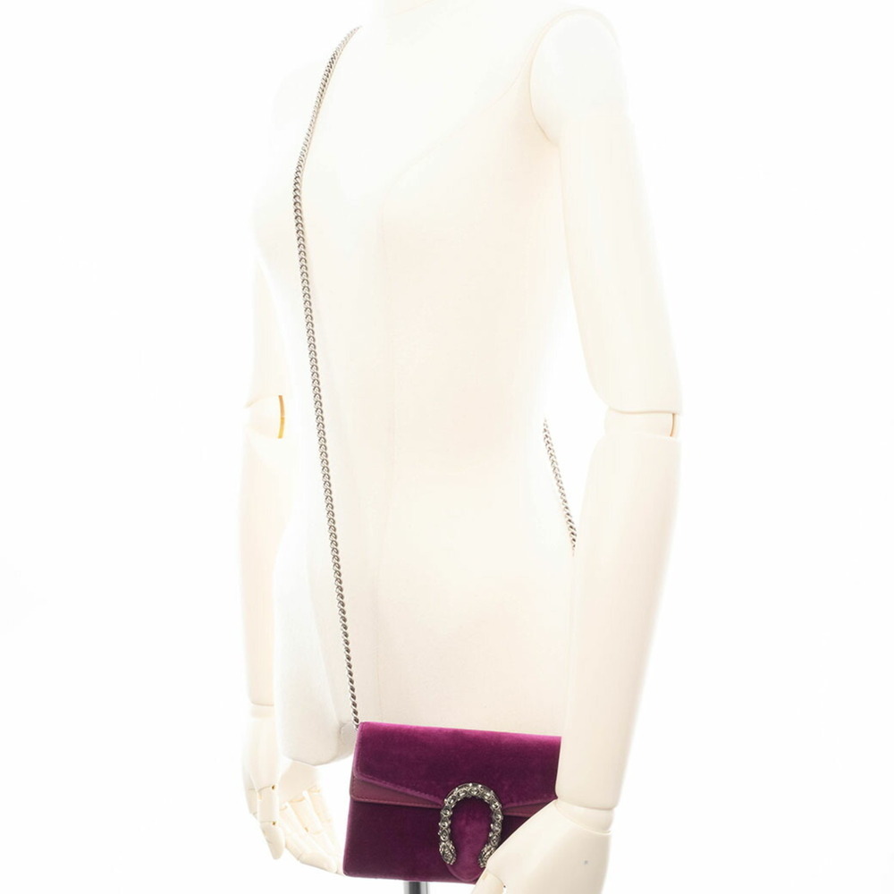GUCCI Purple Leather Shoulder Bag - Picture 11 of 16